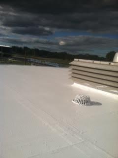 After Ohio Valley Roofing Systems Installed Waterproof Roof with Conklin Membrane Coating System in Xenia, OH