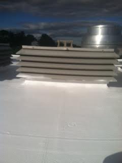 After Ohio Valley Roofing Systems Installed Waterproof Roof with Conklin Membrane Coating System in Xenia, OH