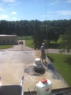 Before Ohio Valley Roofing Systems, LLC Installed Waterproof Roof with Conklin Membrane Coating System in Xenia, OH